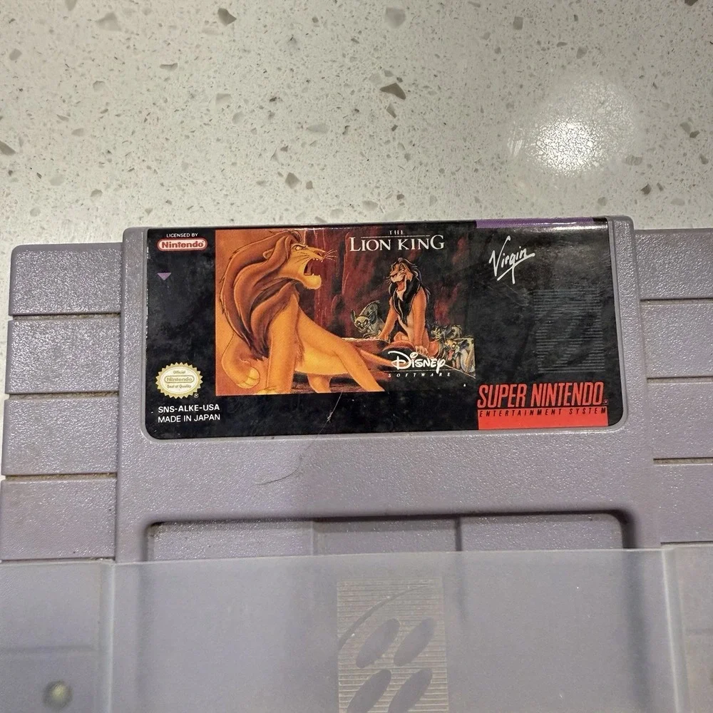 The Lion King (Super Nintendo Entertainment System, 1994) SNES Authentic‎ Game